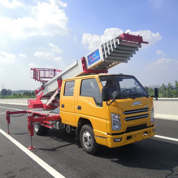 济南天桥出租云梯车电话 水泥上楼